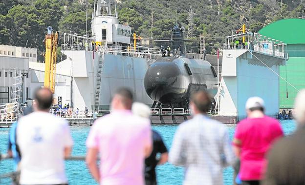 Preparan la instalación del sistema de combate en el submarino S-81 'Isaac Peral'