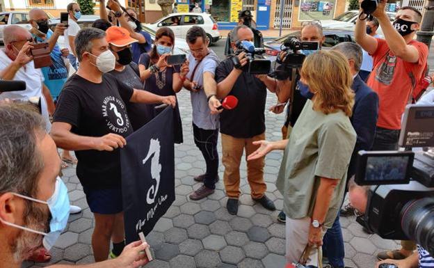 Teresa Ribera, sobre El Albujón: «Más que una rambla, es un río»