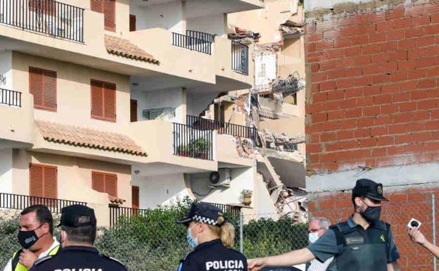 Una deficiente cimentación en un muro, posible causa del derrumbe de Peñíscola