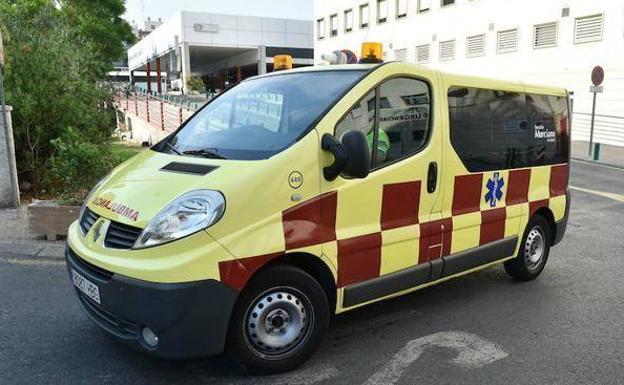 Trasladados al hospital dos motoristas tras sufrir dos accidentes en el Puerto de la Cadena y Cartagena