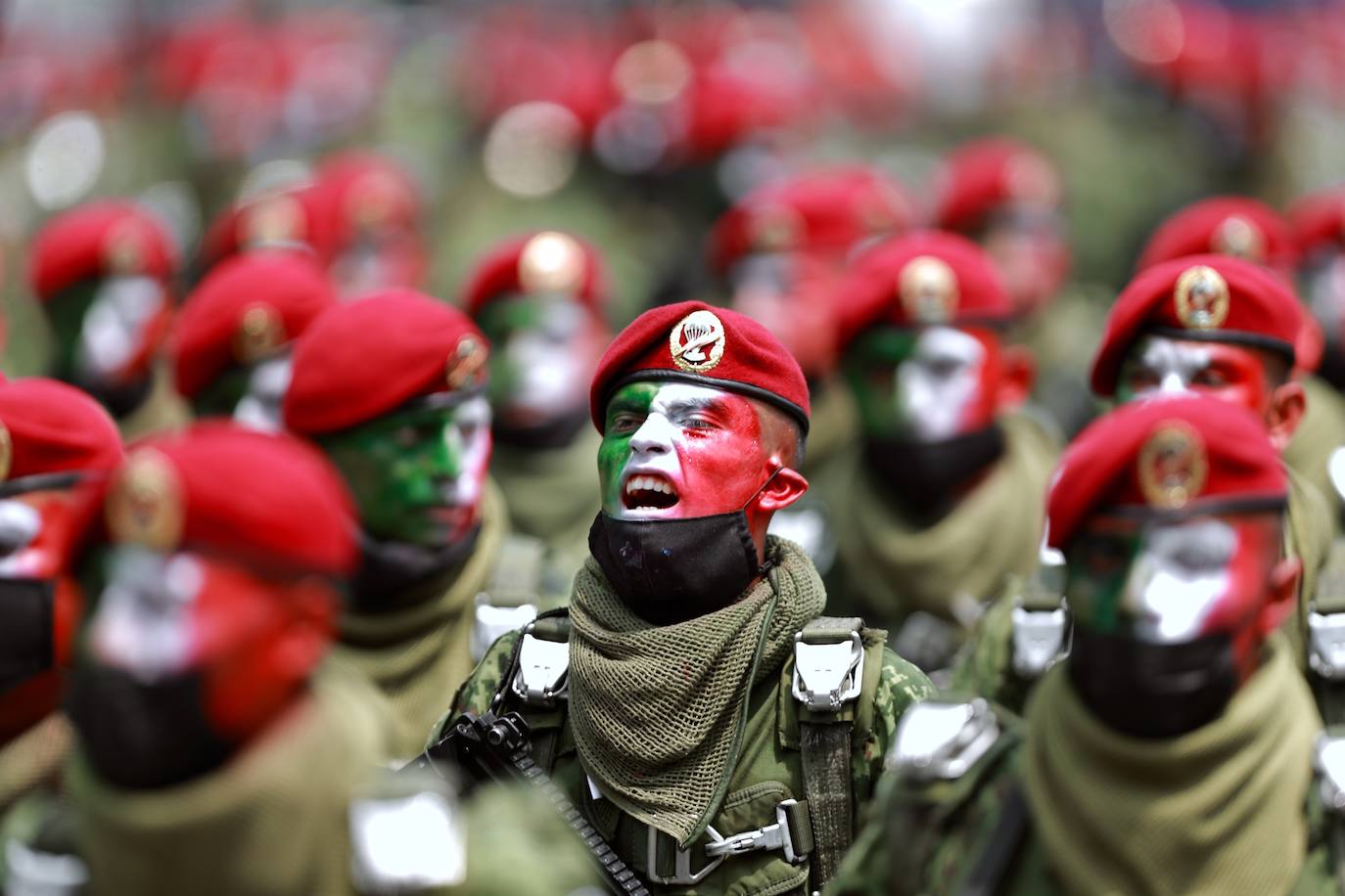 Desfile militar en México