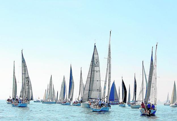 La regata Camino de la Cruz, con 53 barcos, parte este sábado de Cartagena