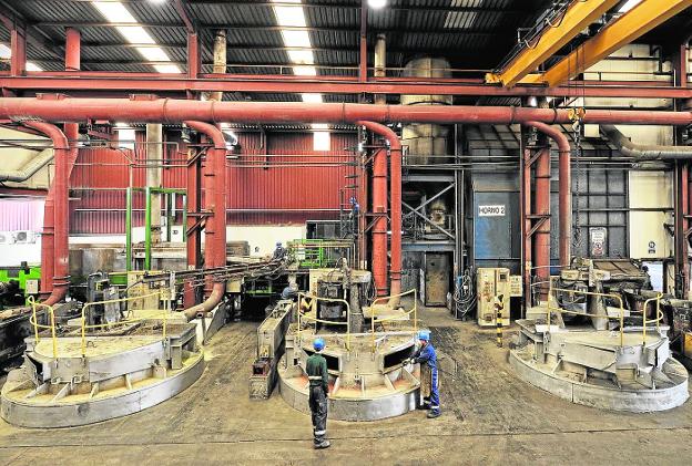 La metalurgia regional se recupera de la crisis con el lastre del coste energético