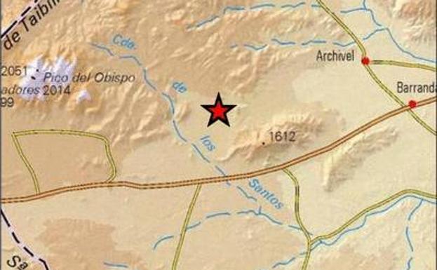 Caravaca de la Cruz registra un terremoto de 2,6 grados