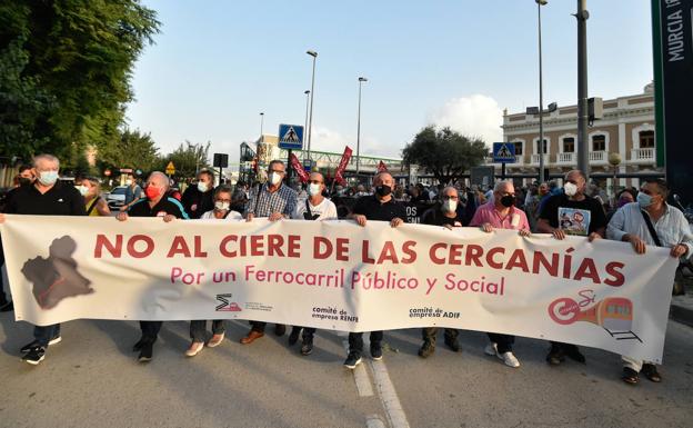 Croem considera inaceptable el cierre de la línea de cercanías Murcia-Águilas