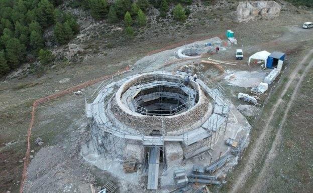 Los pozos de nieve recuperan su silueta