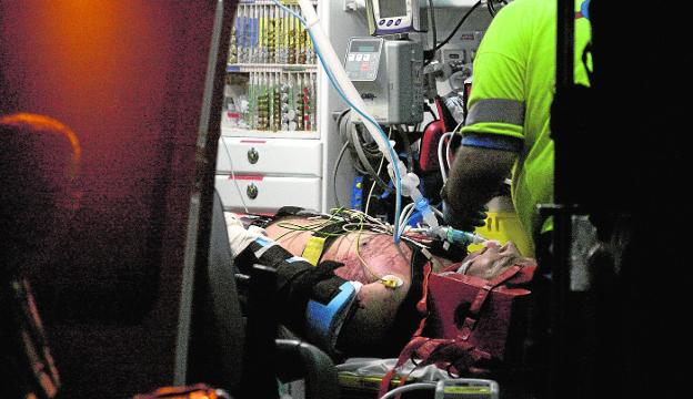 Marihuana regada con sangre