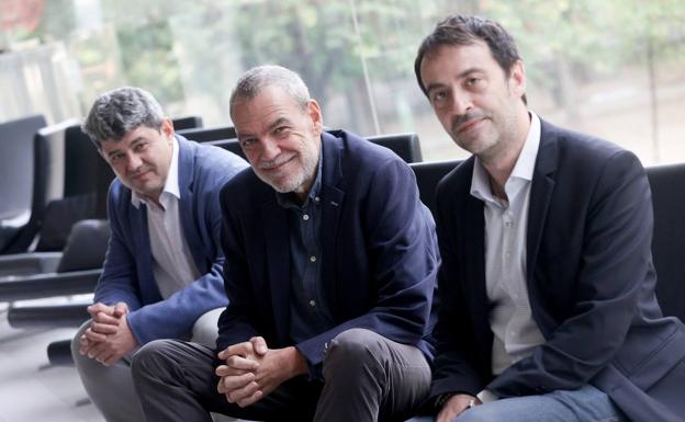 Antonio Mercero, Jorge Díaz y Agustín Martínez son los ganadores del Planeta. /EFE