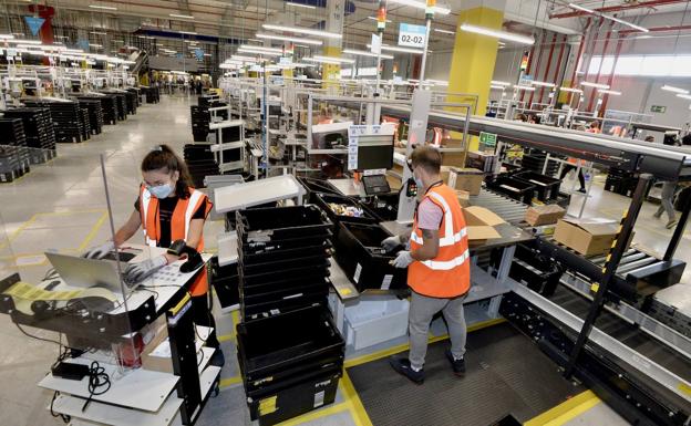 El centro logístico de Amazon en la Región creará 1.200 empleos fijos en tres años