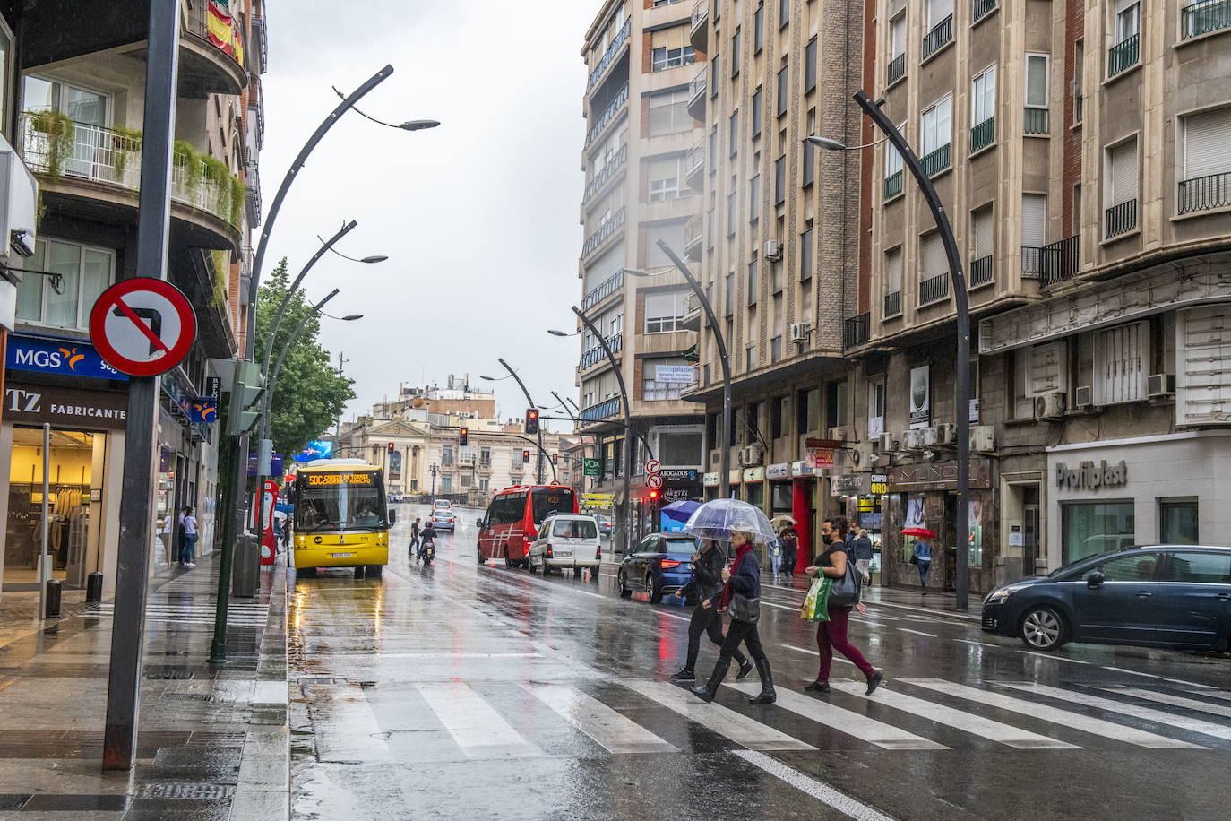 Vuelven las lluvias a la Región de Murcia a partir de este martes