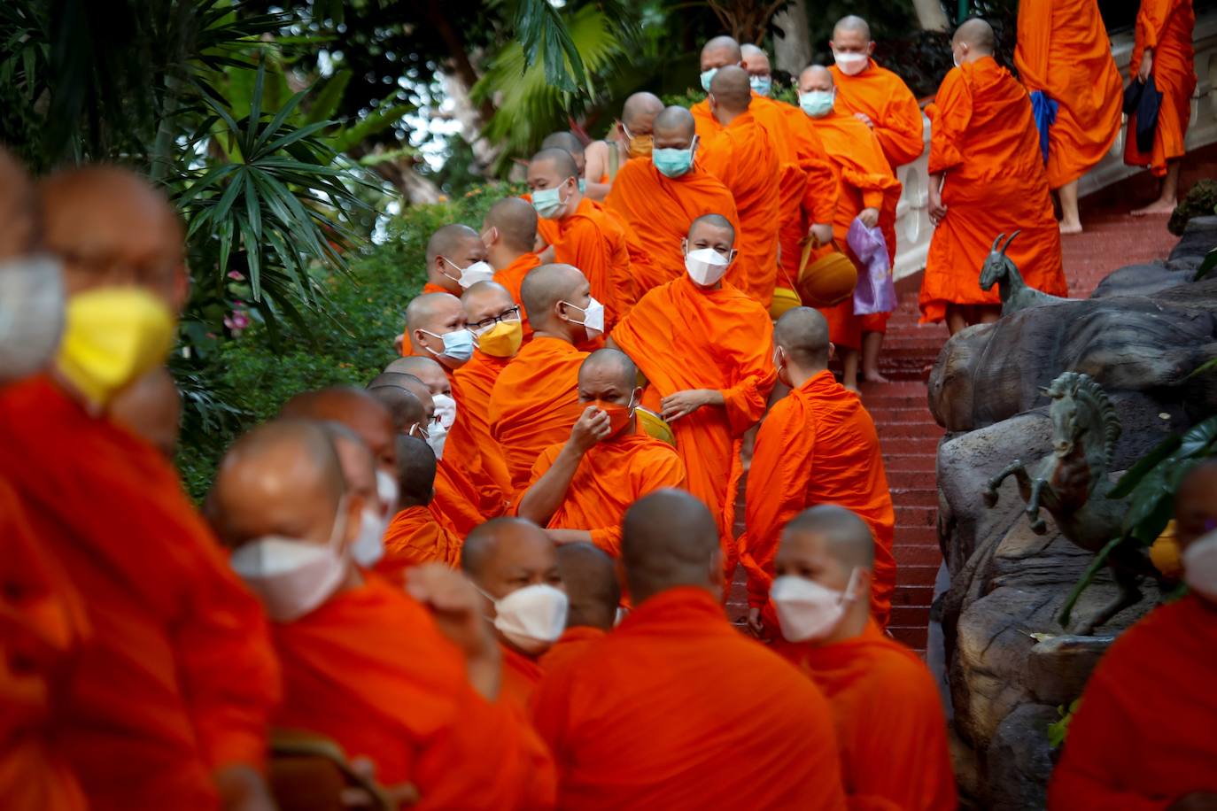 El fin de la cuaresma budista