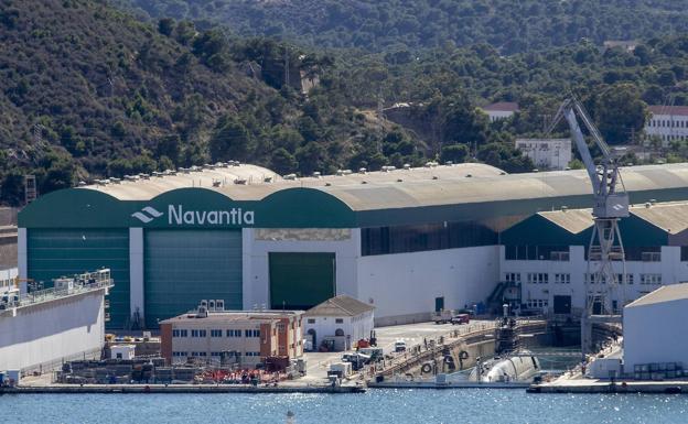 Navantia shipyard, in a file image.
