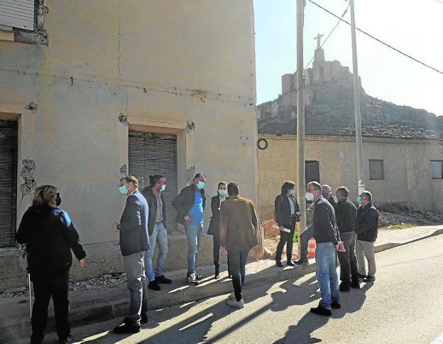 Salvada 'in extremis' la obra de adecuación del camino al Castillo de Monteagudo