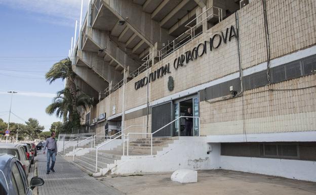 Entrance to the Cartagonova stadium, in a file photo.