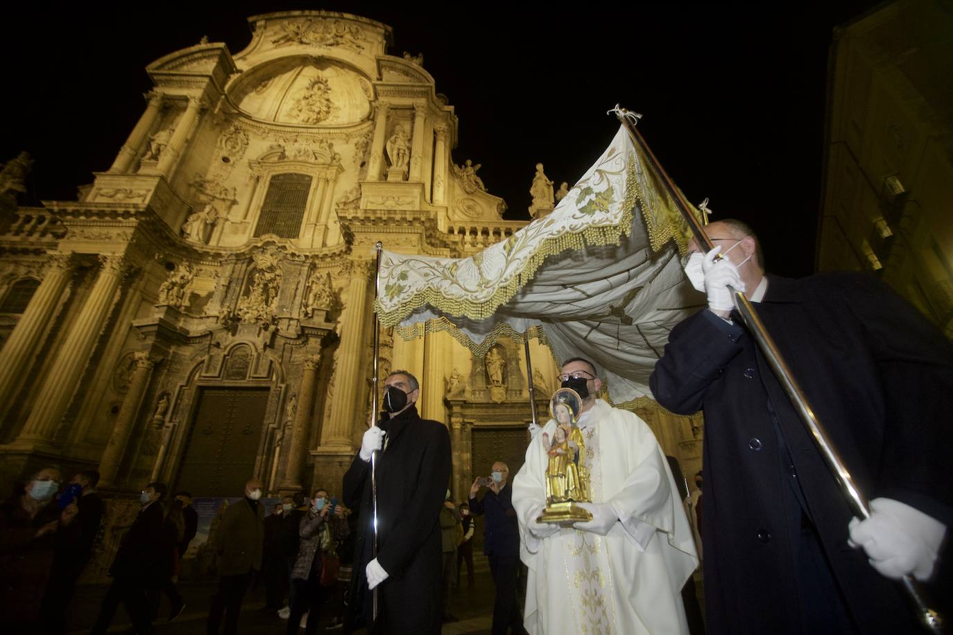 La Virgen de la Arrixaca se traslada a la Catedral