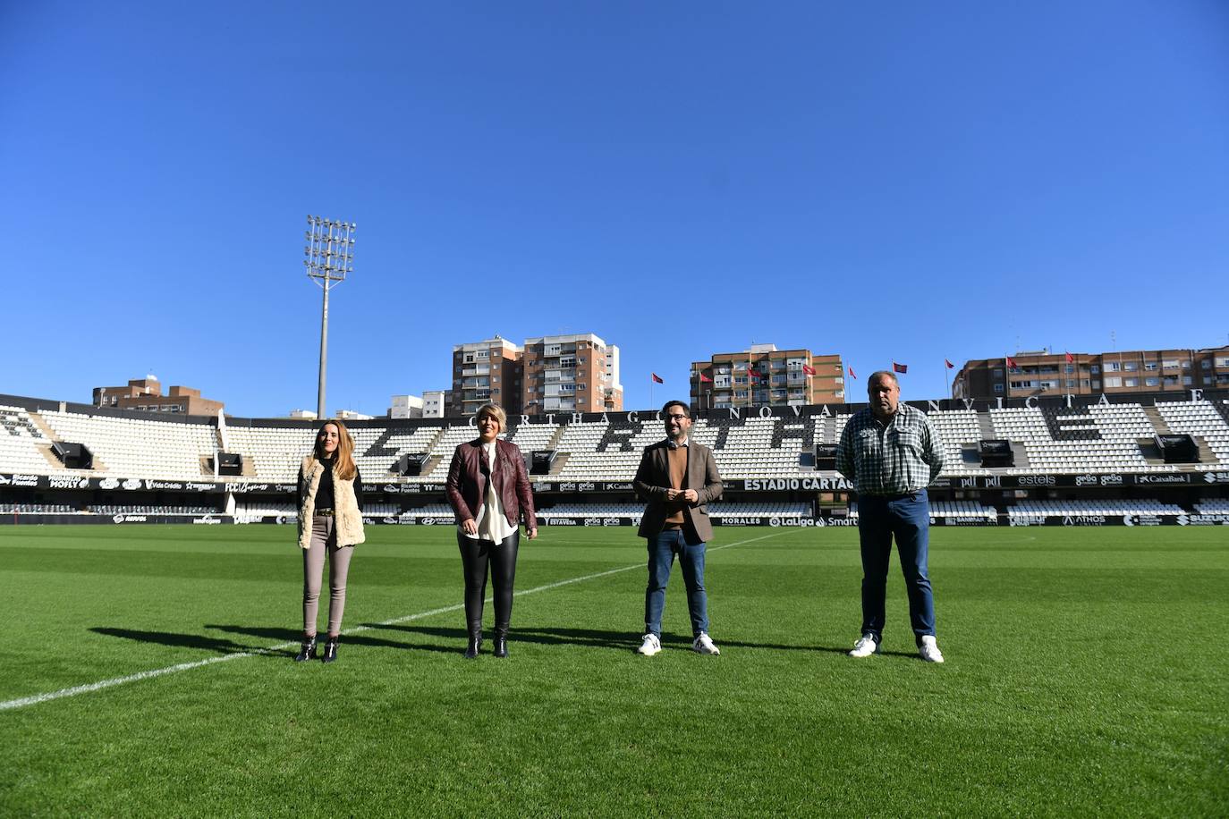 La reforma de la iluminación del Cartagonova arrancará la semana que viene y costará más de un millón de euros