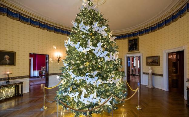 White House Christmas tree.