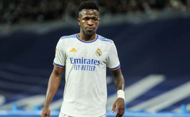 Vinicius, Real Madrid winger. 