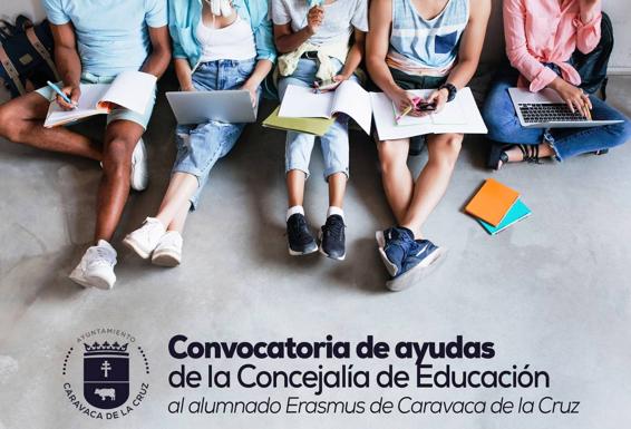El Ayuntamiento de Caravaca concede ayudas a estudiantes del municipio que participan en el programa 'Erasmus'
