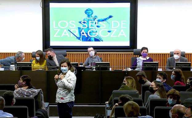 Los diputados de Vox Luis Gestoso y Manuel Mariscal boicotean un acto de Podemos y los nacionalistas en el Congreso