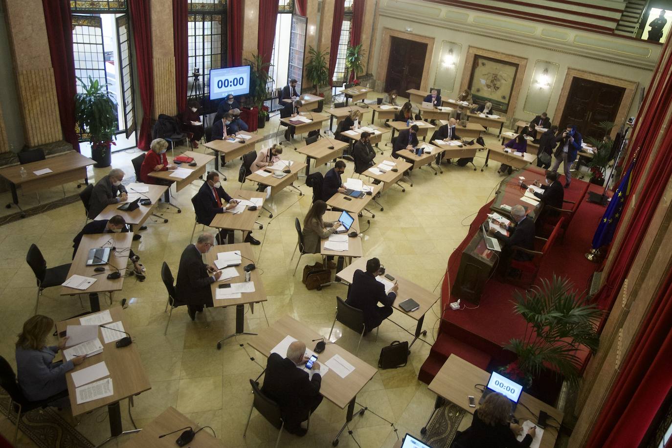Pleno municipal del Ayuntamiento de Murcia