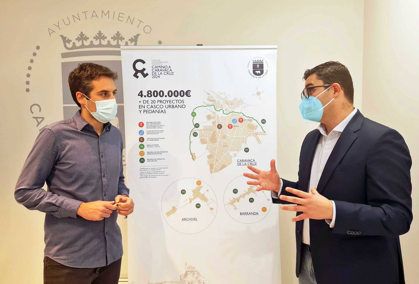 Caravaca consigue más de cuatro millones de euros en inversiones de los fondos europeos de reconstrucción tras la pandemia