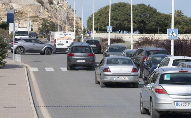 Reparan los hundimientos en el principal acceso a la UPCT