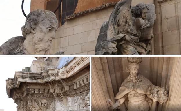 La restauración de la fachada de la Catedral de Murcia durará más de diez meses