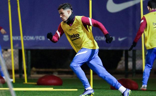 Philippe Coutinho, in training. 