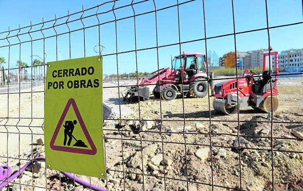 El parking de Almirante Loaysa de Murcia abrirá en marzo a la espera de la llegada del depósito de la grúa