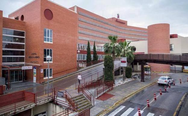 View of the Virgen de la Arrixaca Hospital in Murcia. 