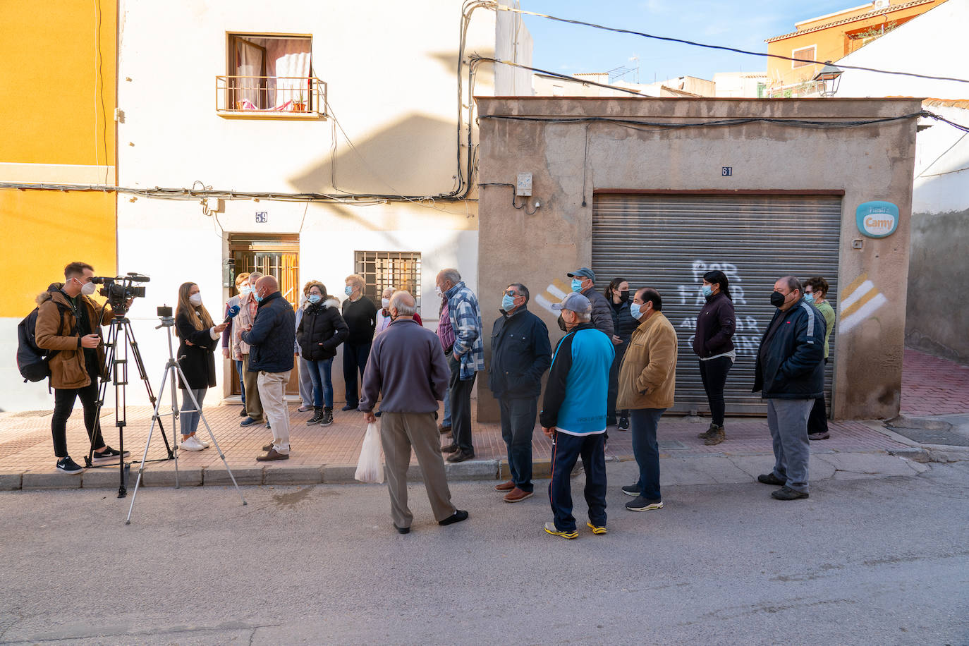 Vecinos de Portijico, en Lorca, exigen la reparación integral de la calle