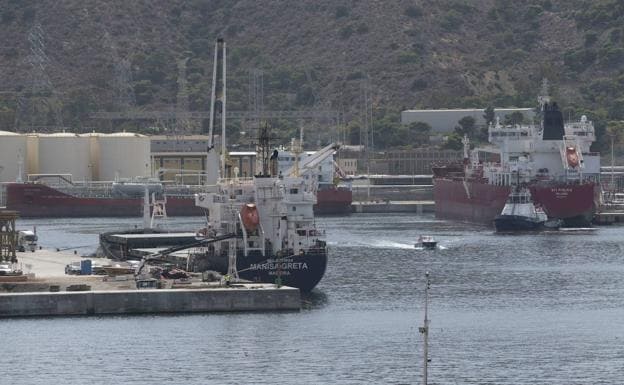 The port of Escombreras, in a file image.