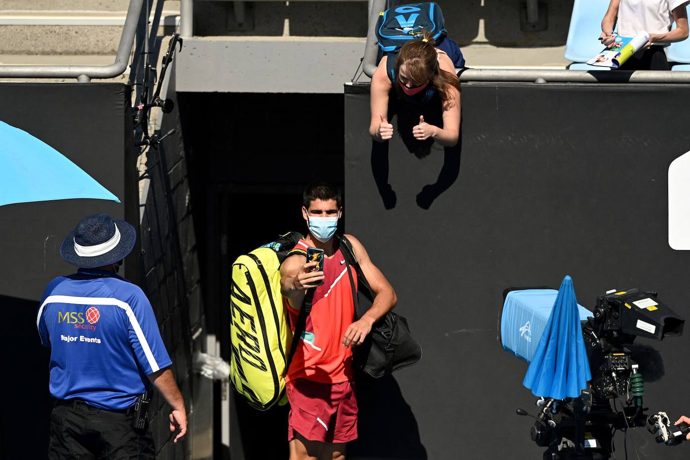 El partido de Alcaraz contra Lajovic, en imágenes