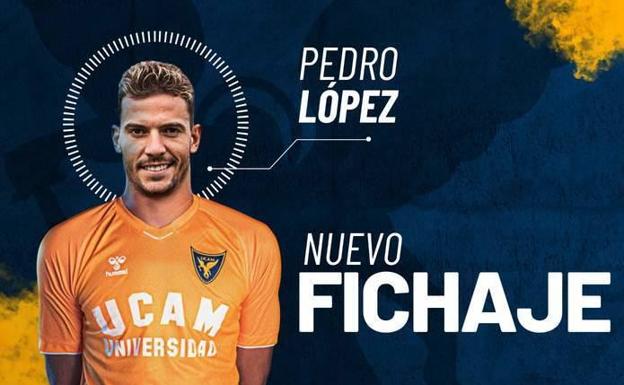 Pedro López, new signing of UCAM CF.