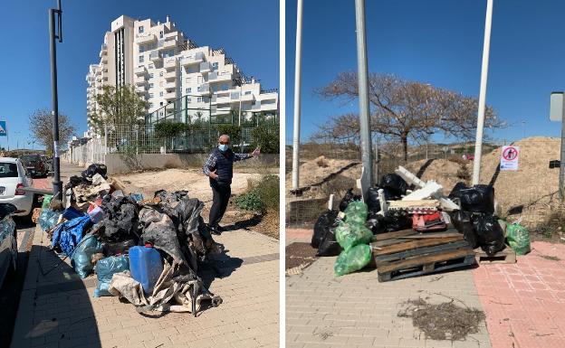 Denuncian acumulación de basura y «abandono» en Nueva Condomina
