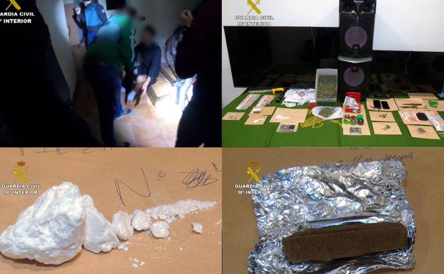 Desarticulado un grupo delictivo que dirigía tres puntos de venta de droga en Bullas