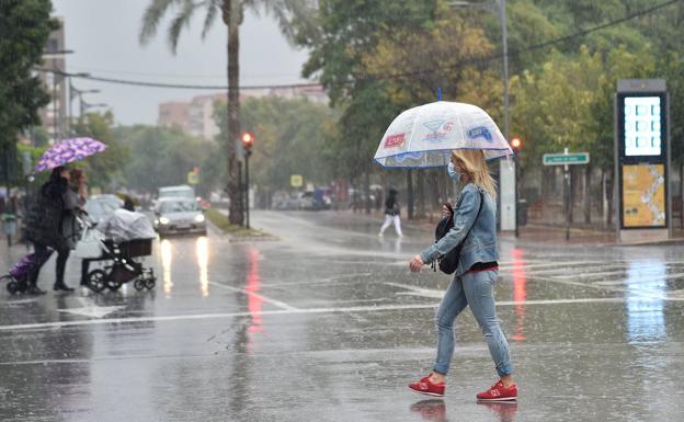 Las lluvias vuelven a la Región de Murcia este fin de semana y subirán ligeramente las temperaturas