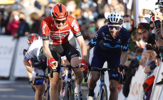 Valverde, segundo en Mallorca en un polémico final que se lleva Wellens
