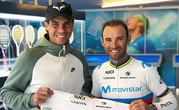 Alejandro Valverde, sobre Rafa Nadal: «No hay palabras para definir a este auténtico campeón»