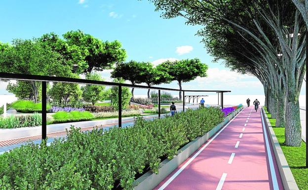 El bulevar de Conexión Sur de Murcia será peatonal y se eliminan las rotondas de la estación intermodal