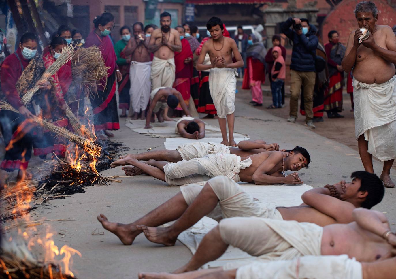 Festival Madhav Narayan en Bhaktapur