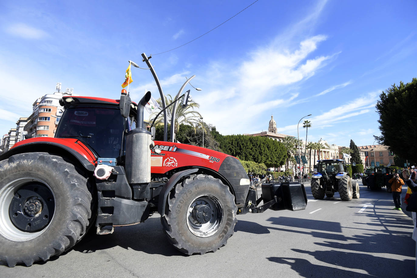 Más de 500 tractores y camiones toman este miércoles Murcia en la manifestación del campo