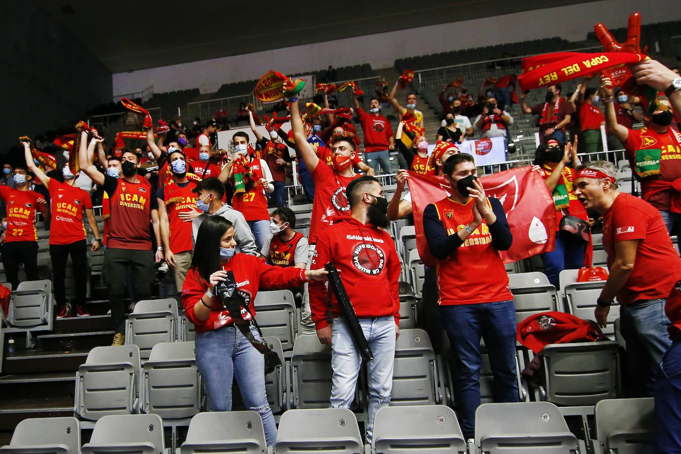 La victoria del UCAM contra el Valencia Basket, en imágenes