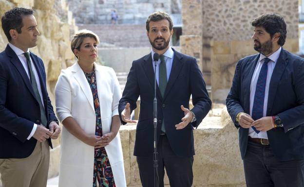 La alcaldesa de Cartagena manifiesta su «sorpresa» y su «pena» por la crisis del PP