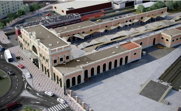 La remodelación de la estación de tren de Cartagena comenzará la próxima semana