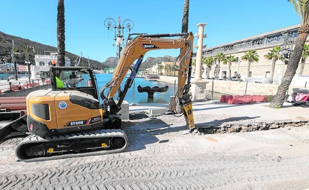 El Muelle de Cartagena tendrá una piscina natural, una zona de eventos náuticos y un mirador con gradas