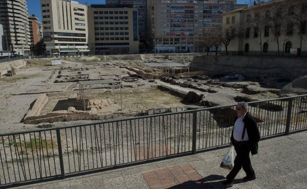 El 80% del jardín sobre el yacimiento de San Esteban de Murcia solo podrá estar ocupado por arbolado