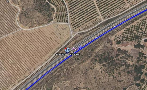 Tres heridos en un choque múltiple en Santomera