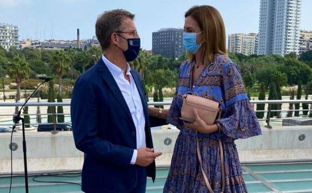 Patricia Fernández apuesta de forma decidida por Núñez Feijóo